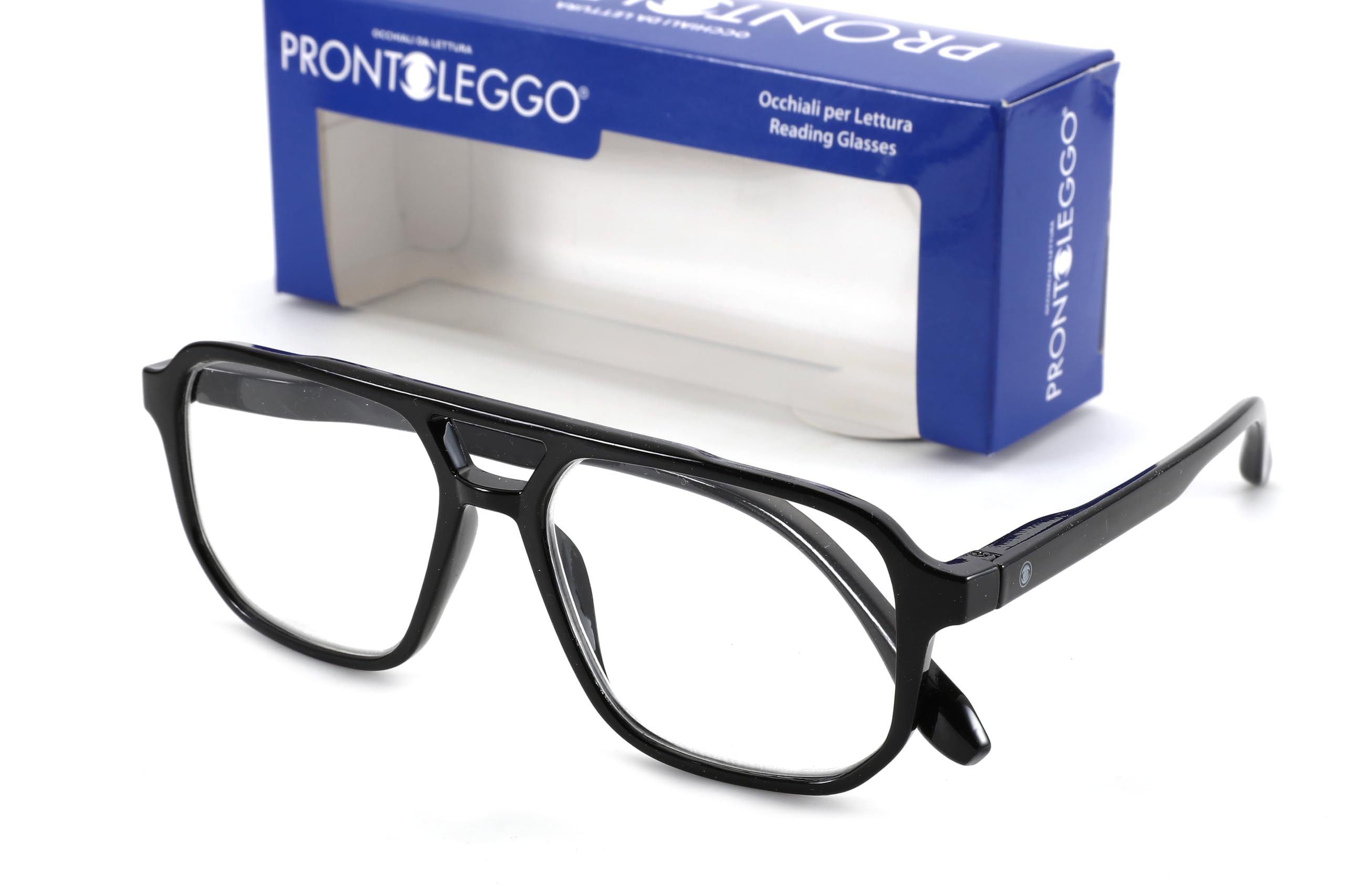 Prontoleggo Okulary do czytania Prince czarne +1,50, czarne, 1.5 Diottria