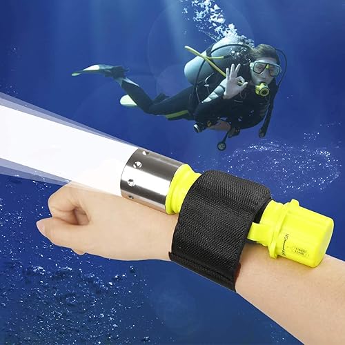 Miniatura 3 de BESTSUN Linterna de buceo profesional de 1800 lúmenes Super brillante luz de seguridad submarina impermeable submarina antorcha natación buceo