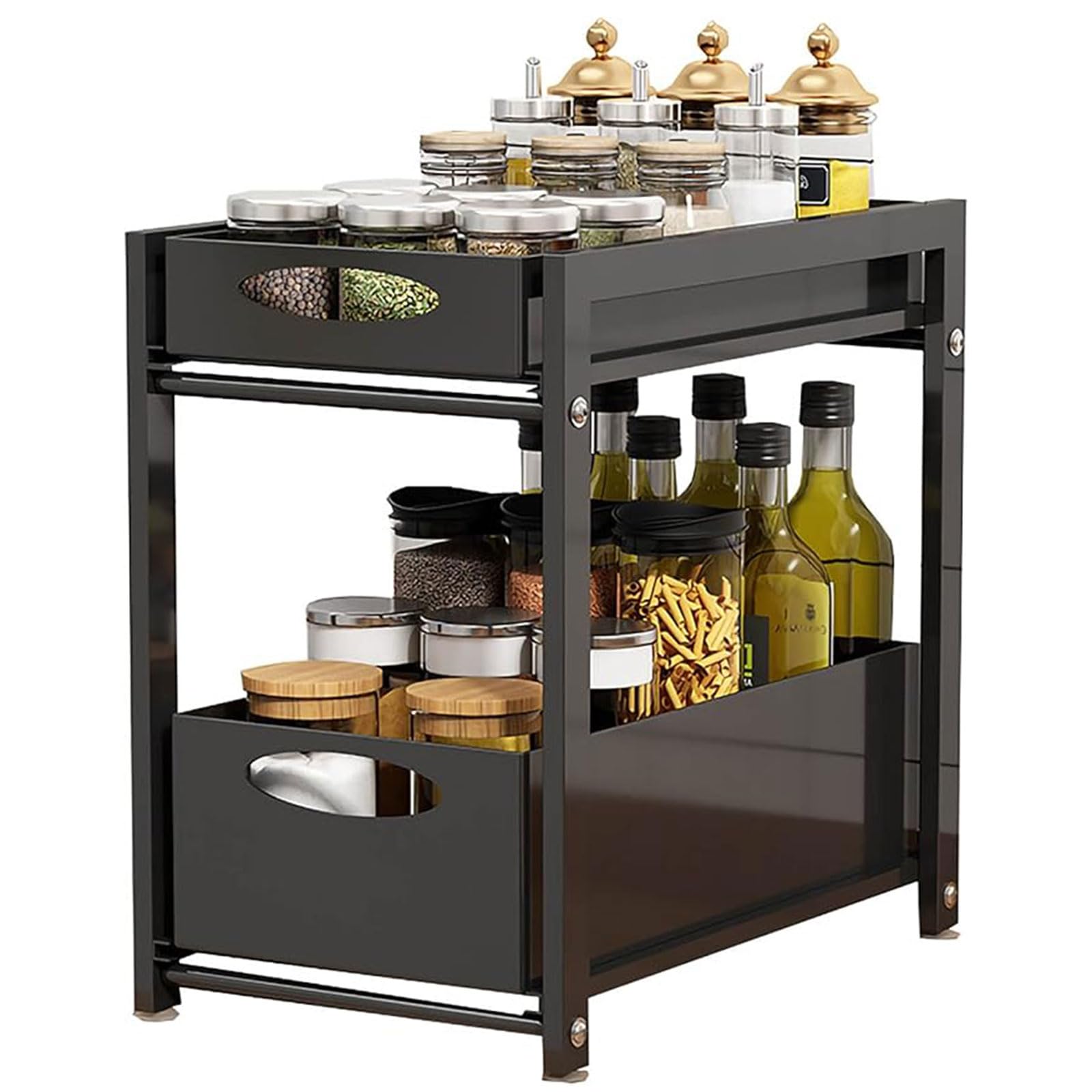 Rangement de cuisine et salle de bain pour placards ordonnés