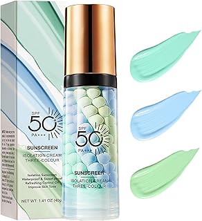 3 In 1 Makeup Primer for Face,SPF 50,Primer f...