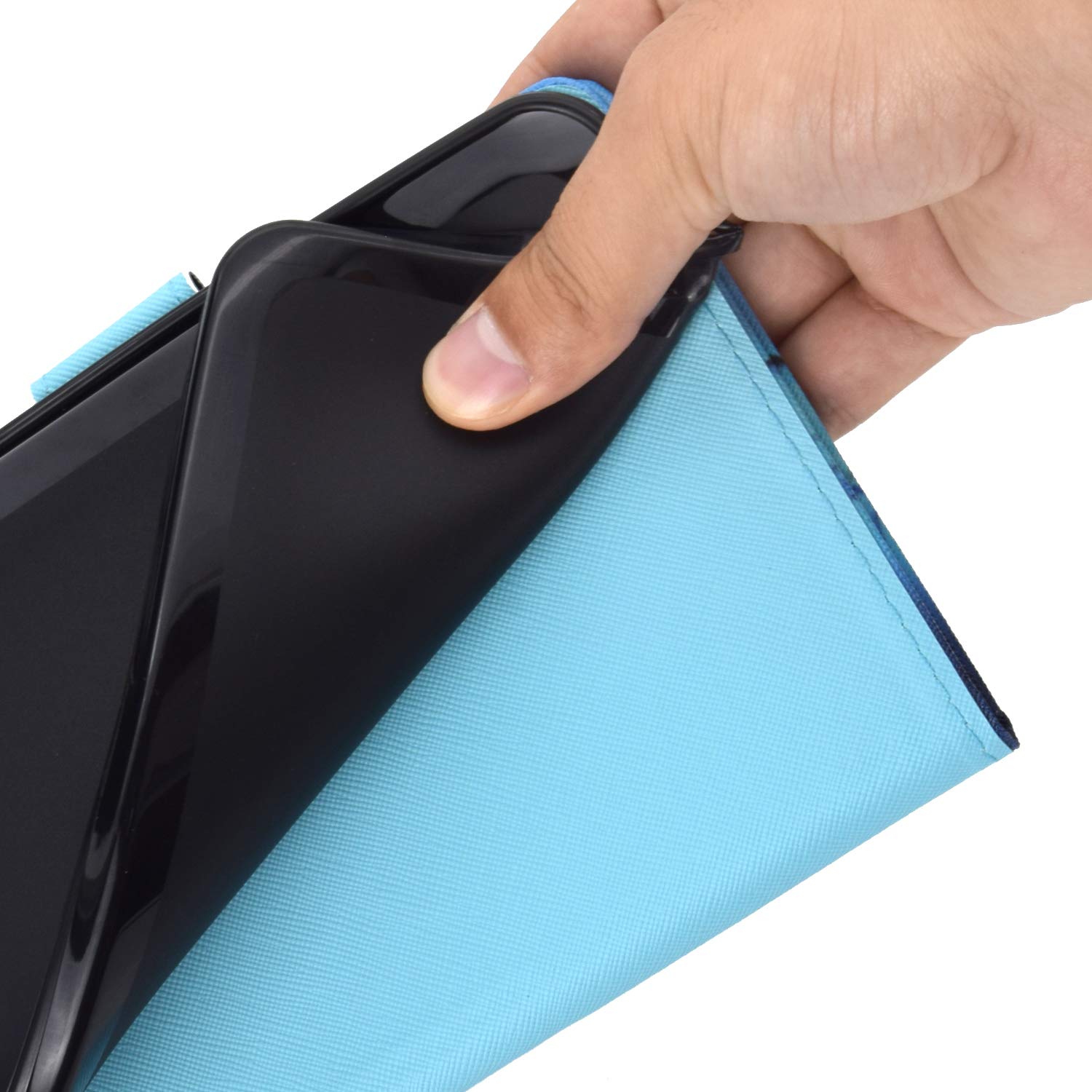 Cover Kindle 10ª Generazione 2019 Custodia Pelle Silicone Pattern Flip Case Automatici Svegliati o Sonno Magnetico Sottile PU + TPU Protezione Shell per Kindle 160 x 113 x 8,7 mm (1