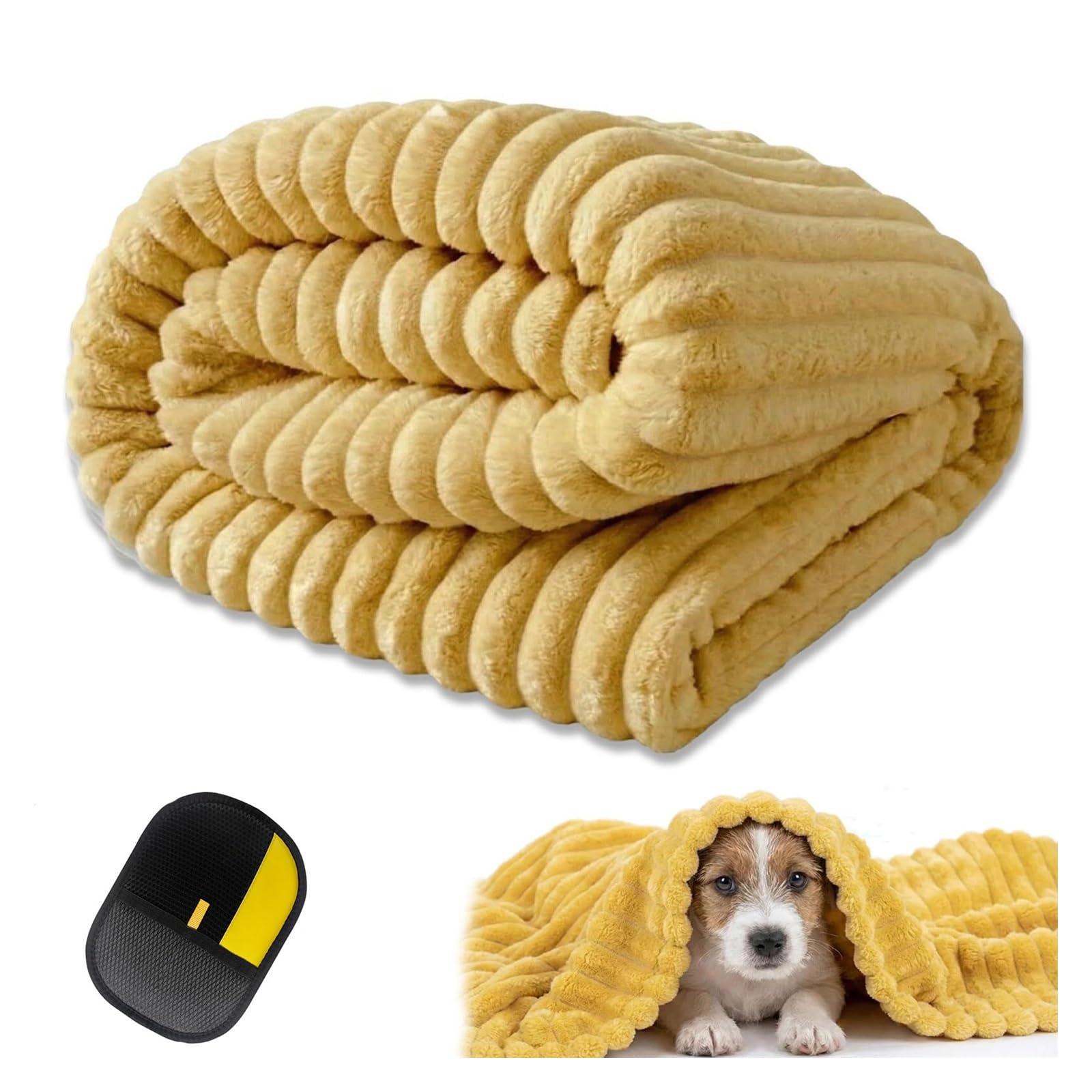 Couverture de sécurité douce pour chien stressé en voiture