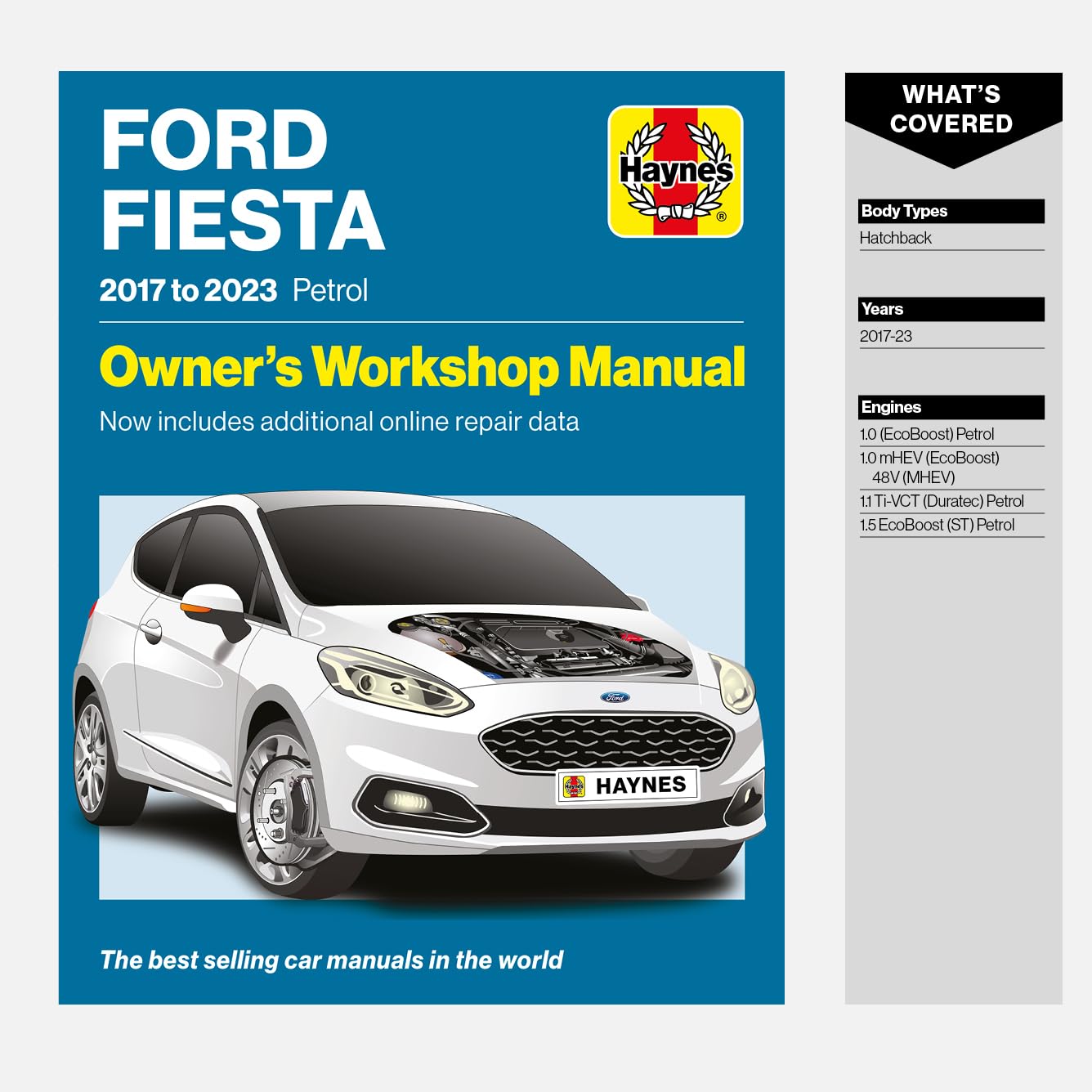 Ford Fiesta 2017 to 2023 Petrol by Haynes Publishi PAPERBACK 9781785218699