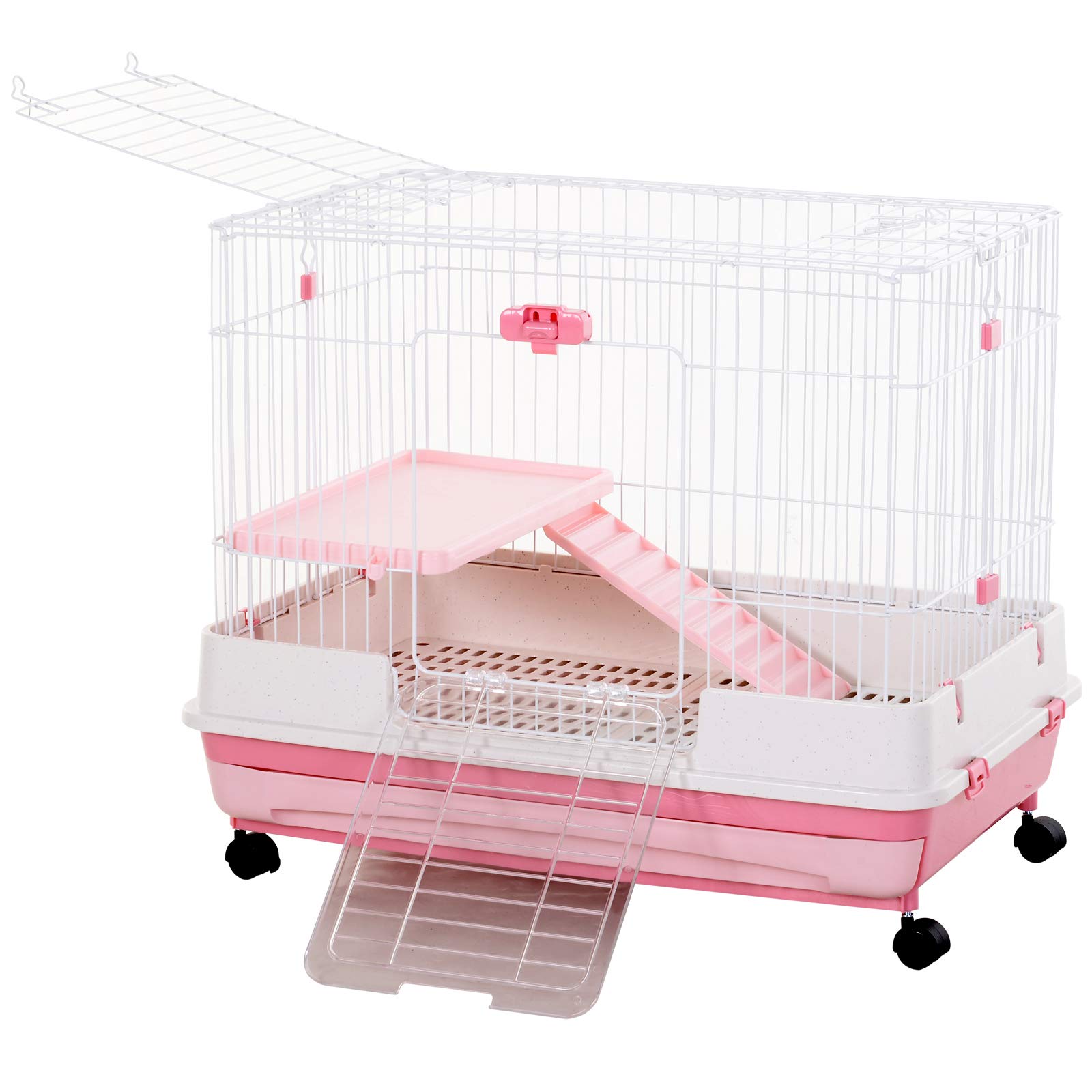 pink rabbit hutch