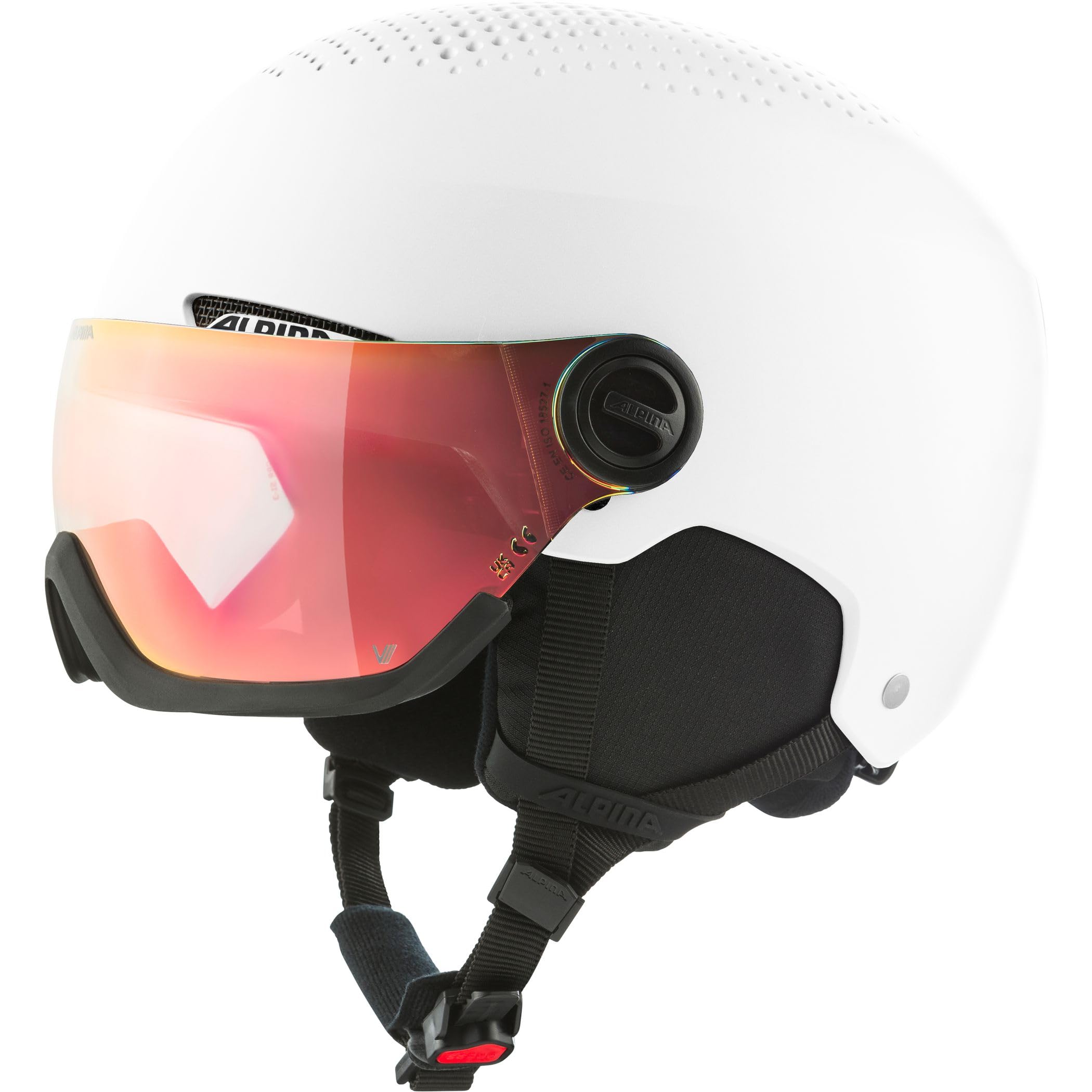 Casco de esquí con absorción de impactos Alpina Arber Visor ligero talla M 4