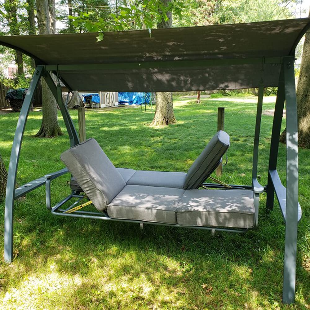 Buy Asifom 3 Person Patio Swinging Bench Chair 3Seat Daybed Porch