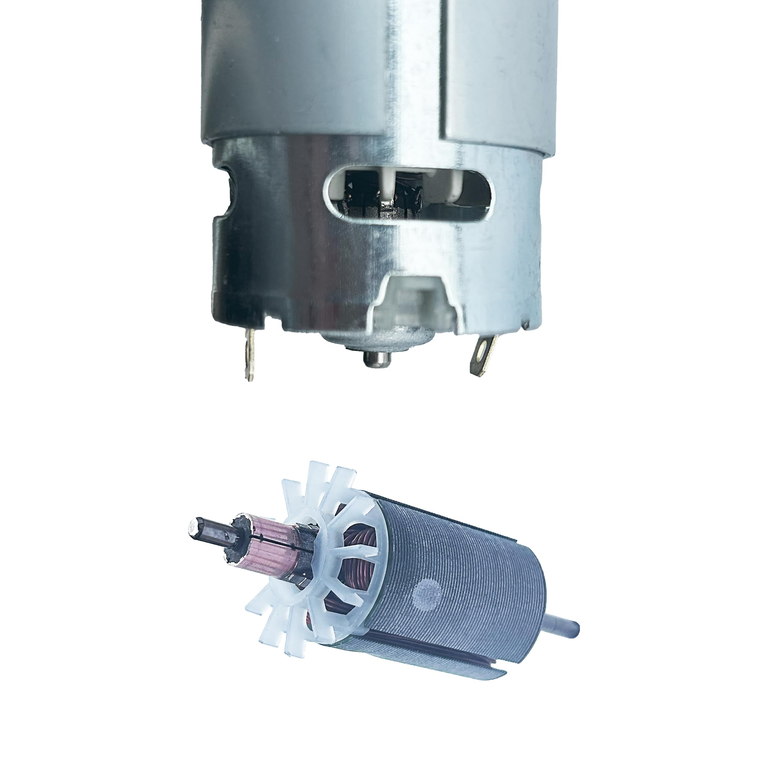 2PCS 12 Volt RS550 30000RPM High-Speed 7R Motor (15T) for Fisher Price Power Wheels Kids Ride On Car Upgrade,Pair of 12V Motor Replacement Parts for Dune Racer Extreme/Ford F-150