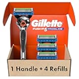 Gillette Fusion ProGlide Razor for Men, Handle + 4 Blade Refills
