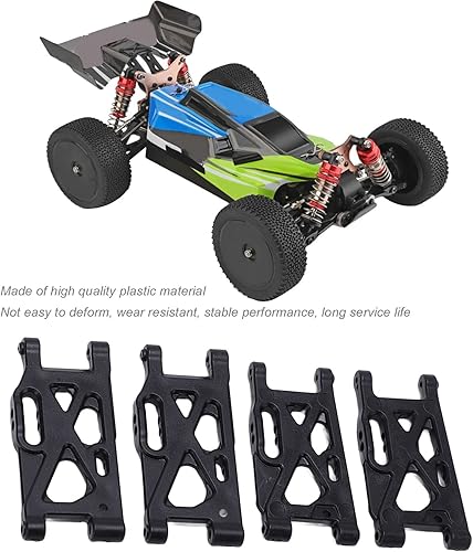 Miniatura 2 de VGEBY Brazo de suspensión RC, 4 unids RC brazo oscilante trasero delantero para WLtoys 144001 144002 124019 124018 124017 144010 modelo accesorios