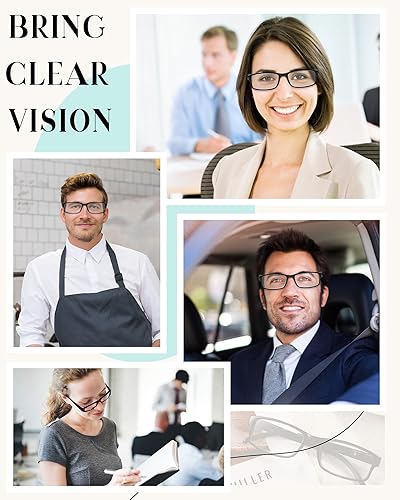 Miniatura 6 de Yexiya Paquete de 24 lentes de lectura a granel ajustables tradicionales con bisagra de resorte para hombres y mujeres