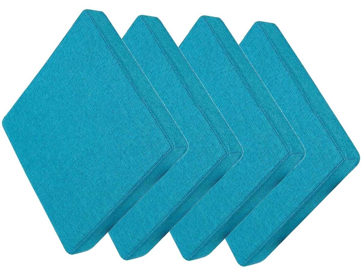 Coussin de chaise doux pour créer un coin repas cocooning sur votre balcon ou terrasse