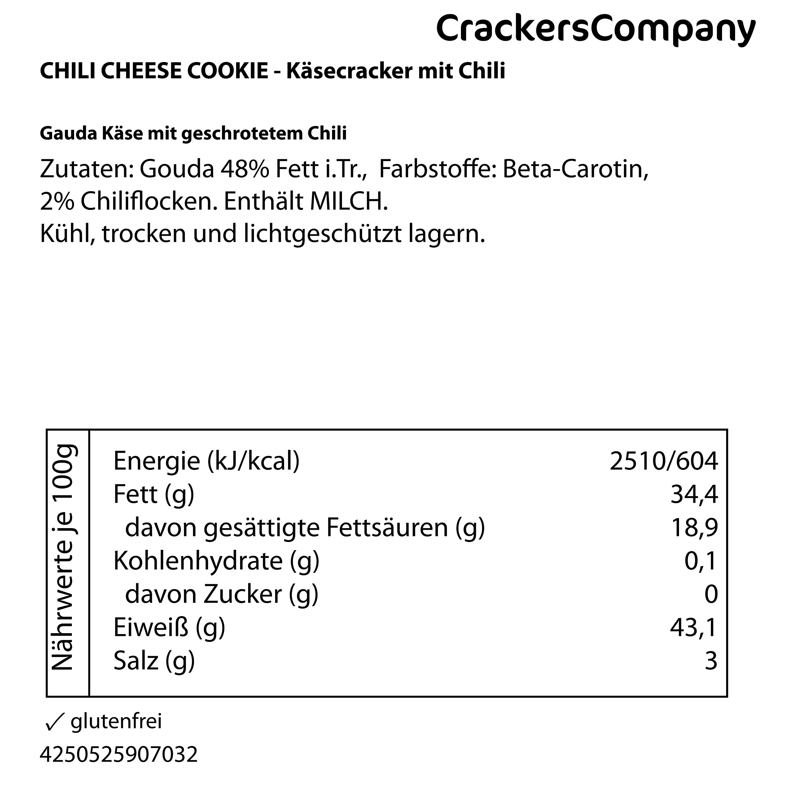 1 x 750g Käse Chips in Deutschland Handgemacht aus Gauda Käse mit Chili scharf und glutenfrei für Allergiker 43 % Proteingehalt