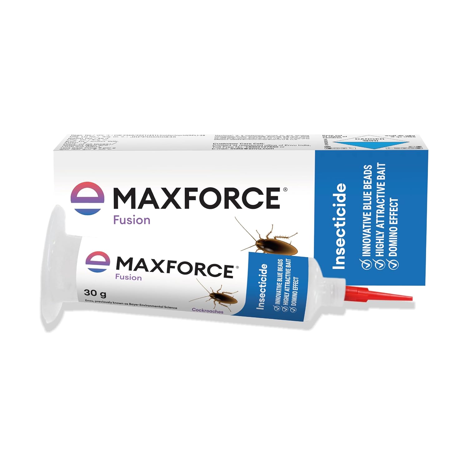 Maxforce Fusion 30gm Cockroach killer gel for Home and Kitchen | Strong Anti Cockroach Gel | Home Pest Control Maxforce Fusion 30gm Cockroach killer gel for Home and Kitchen | Strong Anti Cockroach Gel | Home Pest Control