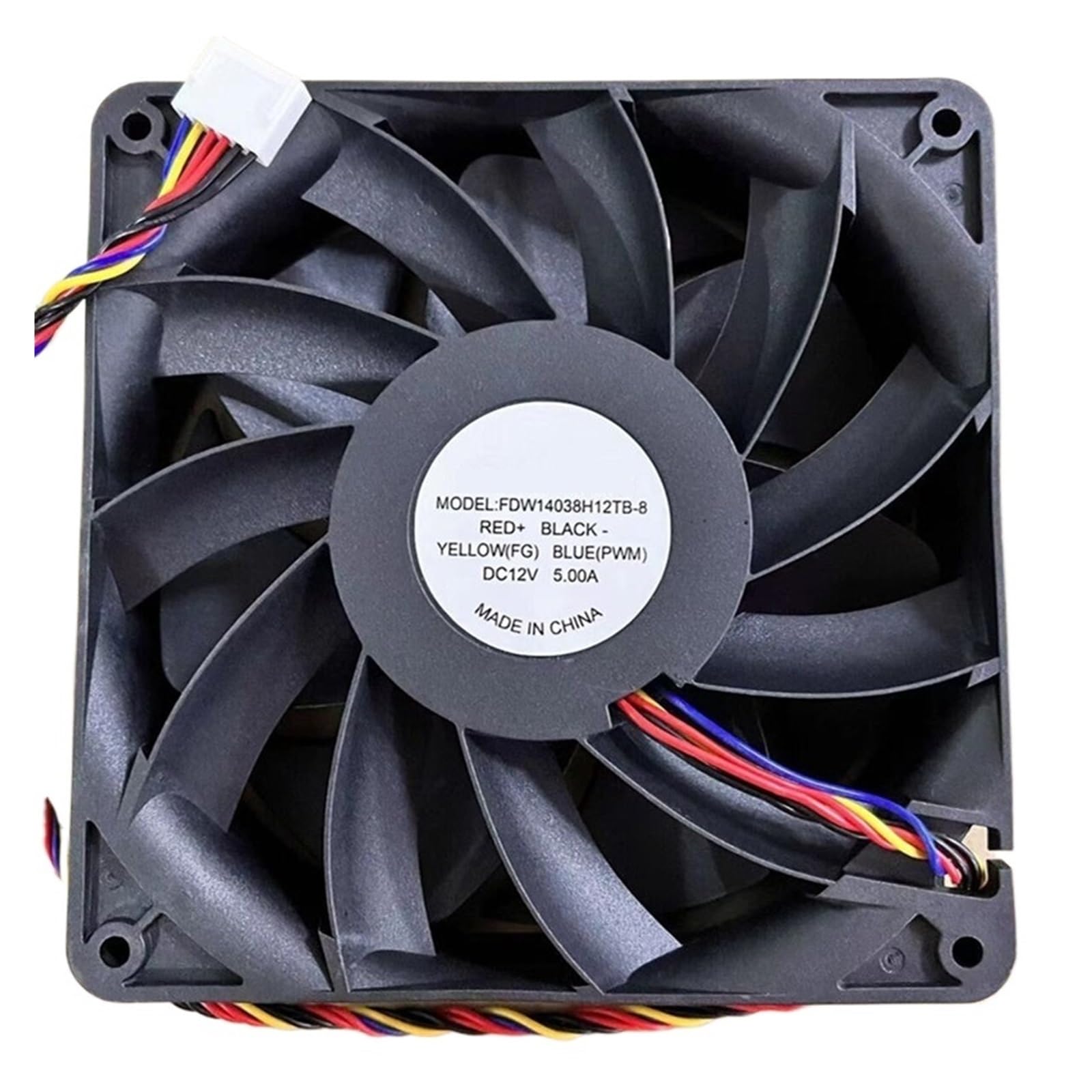 YMUGUEGH 1PC 14038 FDW14038H12TB-8 12V 14CM 7500rpm 5.00A cooling fan