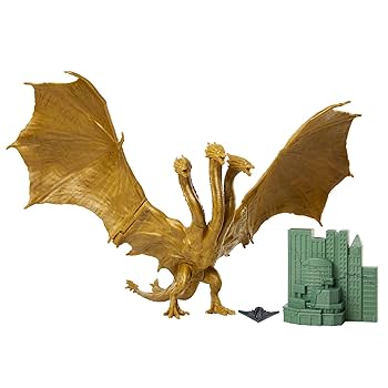 ‼️モンスターアーツファイヤ〜ドラゴン、キングギドラ、ギャオス 3点セット‼️ Godzilla HIYA] The overseas Ghidorah figure is the strongest