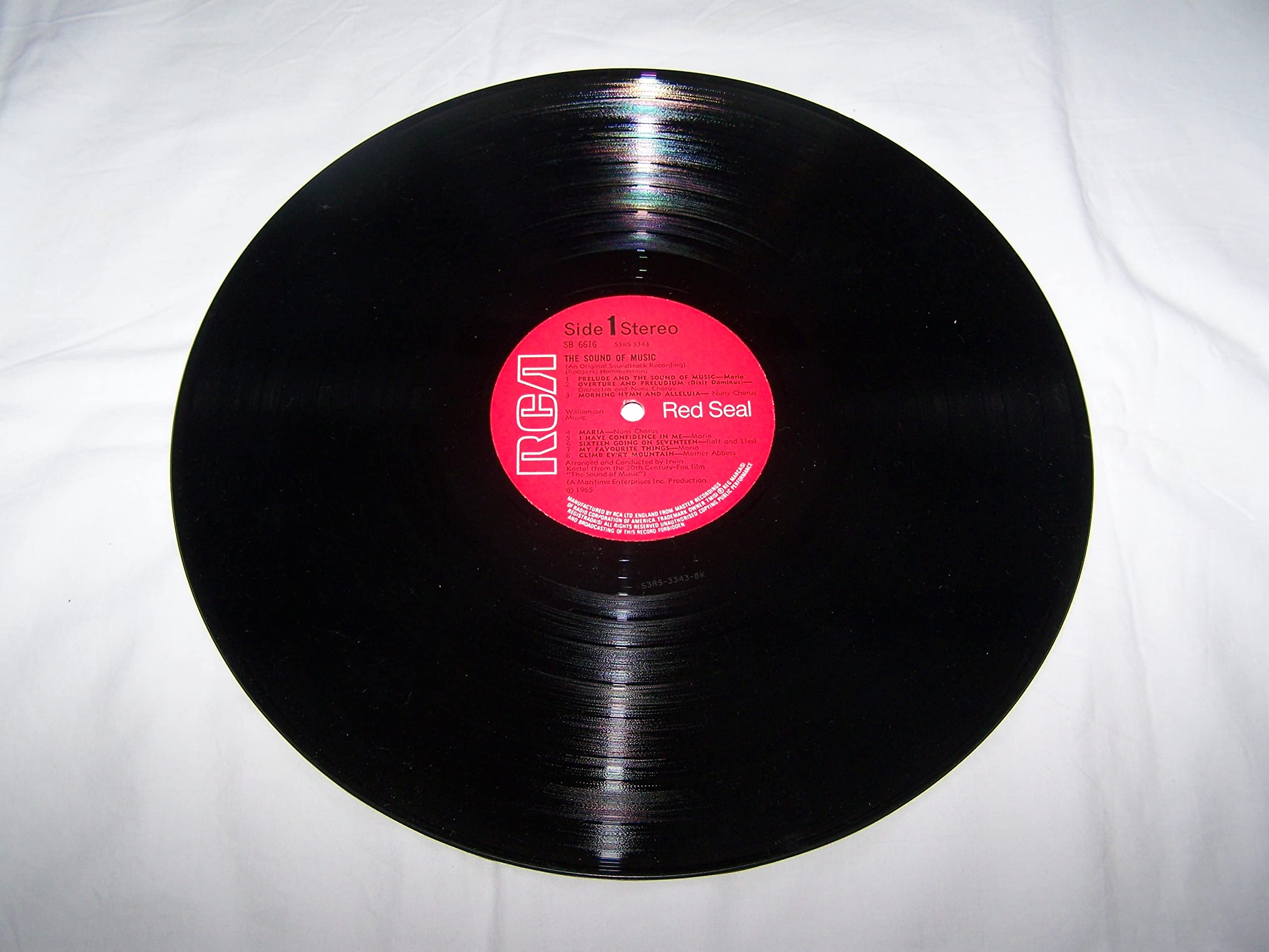 Original Soundtrack - The Sound Of Music - 12" LP 1965 - RCA Victor RB-6616 - UK Press