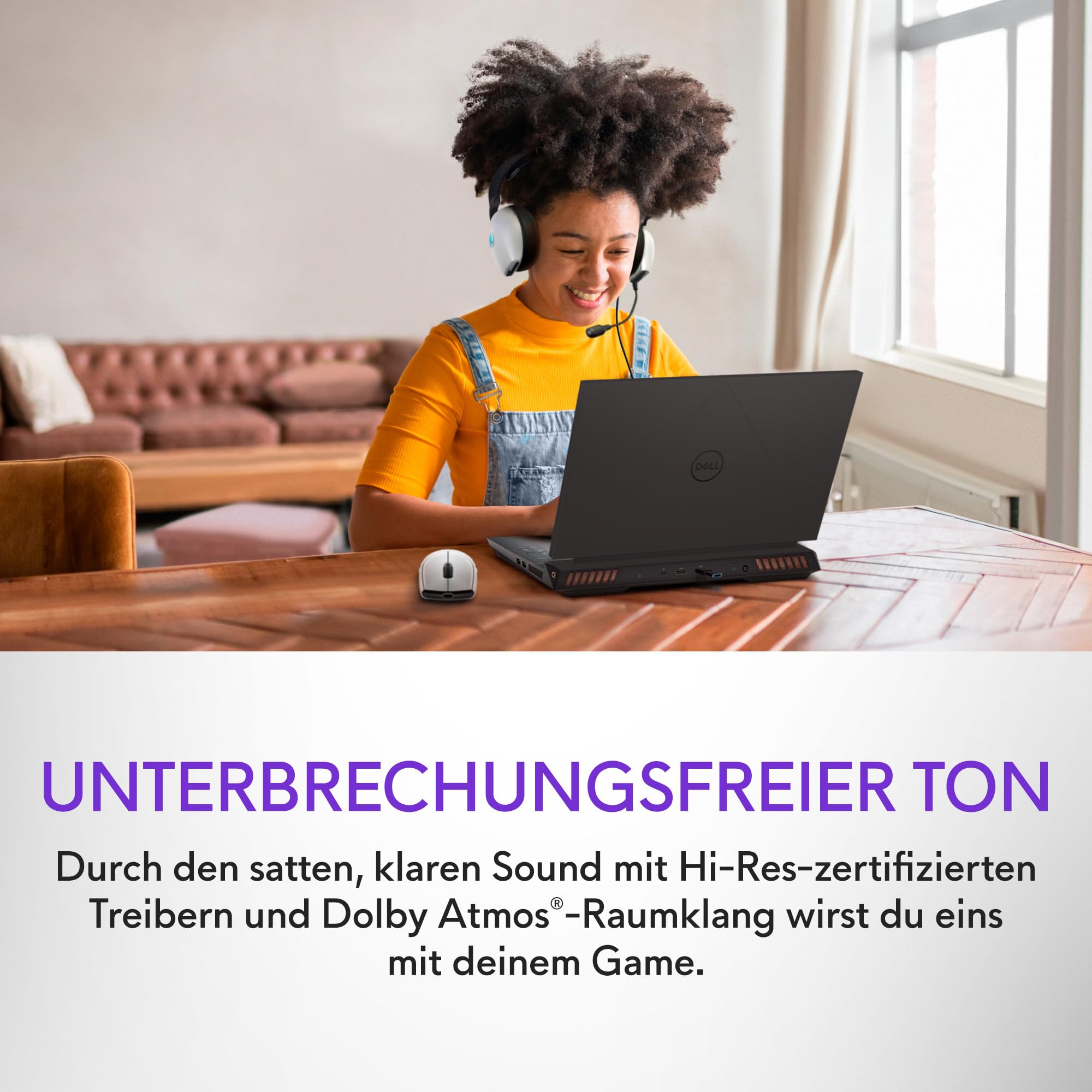 Alienware kabelgebundenes Gaming Headset - AW520H |Windows | Kopfhörer (USB) | Hi-Res Audio | Headset Mikrofon | 20-40000 Hz | Gewicht 337 g