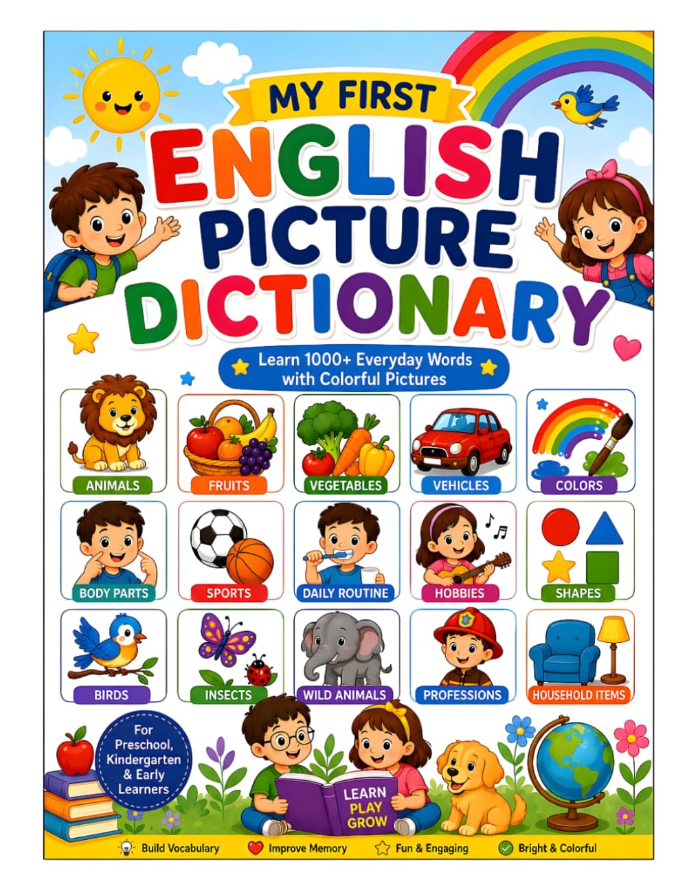 My first English picture dictionary: For preschool, kindergarten and early learners