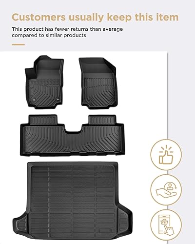 Miniatura 2 de Alfombrillas de piso para Chevy Equinox 2024 2023 2022 2021 2020 2019 2018, para alfombrillas GMC Terrain 2018-2024, para Equinox para todo tipo de