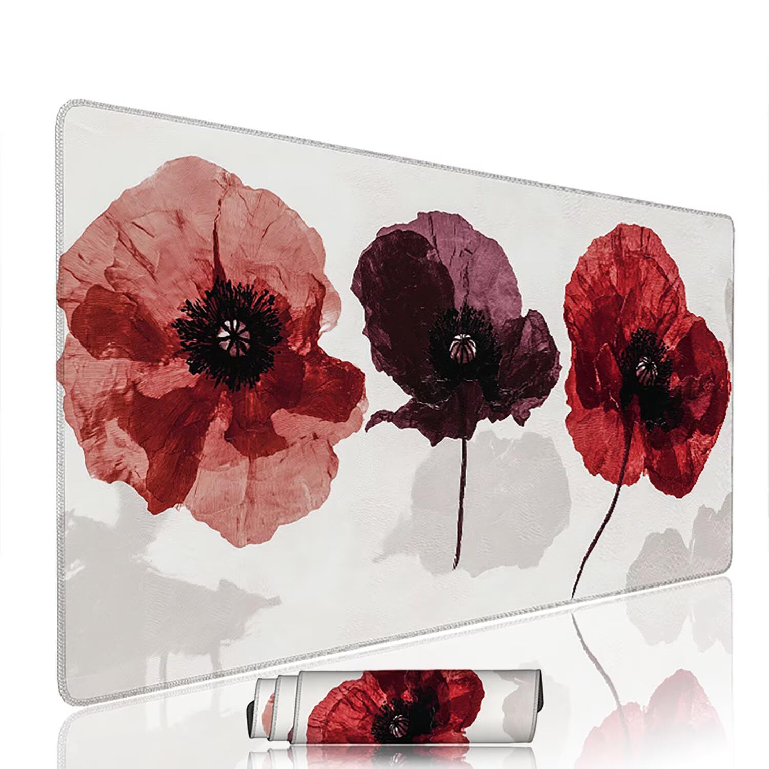Podkładka pod mysz xxl abstrakcyjna podkładka pod mysz do gier akcesoria na biurko duża klawiatura i komputerowa 1200 x 600 x 3 mm podkładka na biurko kwiat podkładka wodoodporna podkładka PC z