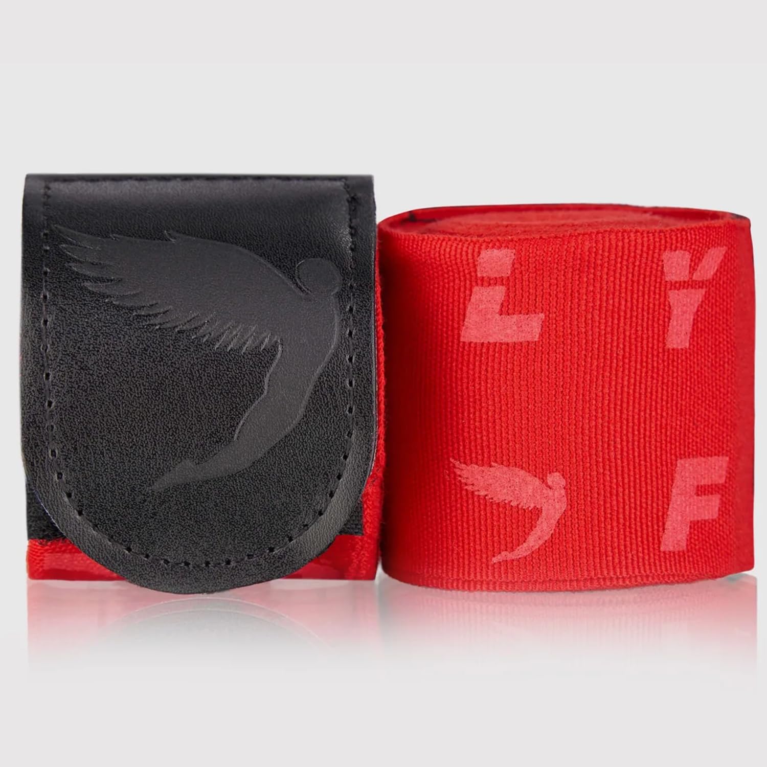 Fly Sports Premium Boxing and Martial Arts Equipment | Boxing Hand Wraps | Monogram Handwraps Red 250cm
