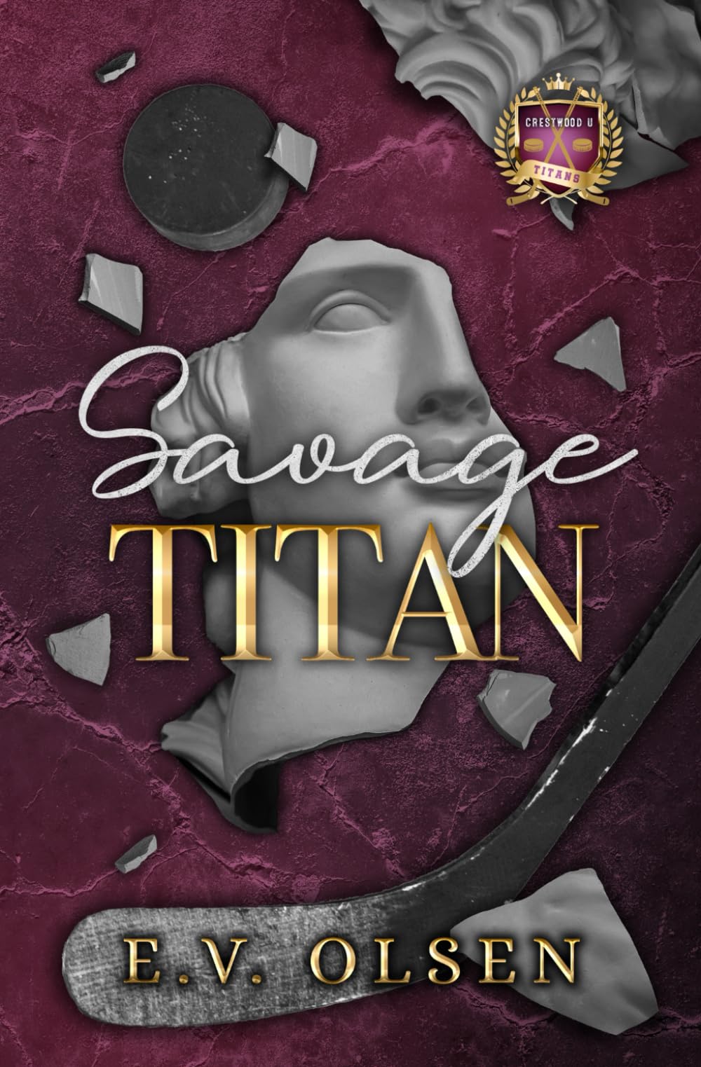 Savage Titan: An MM College Hockey Bully Romance (North Shore Titans Hockey)