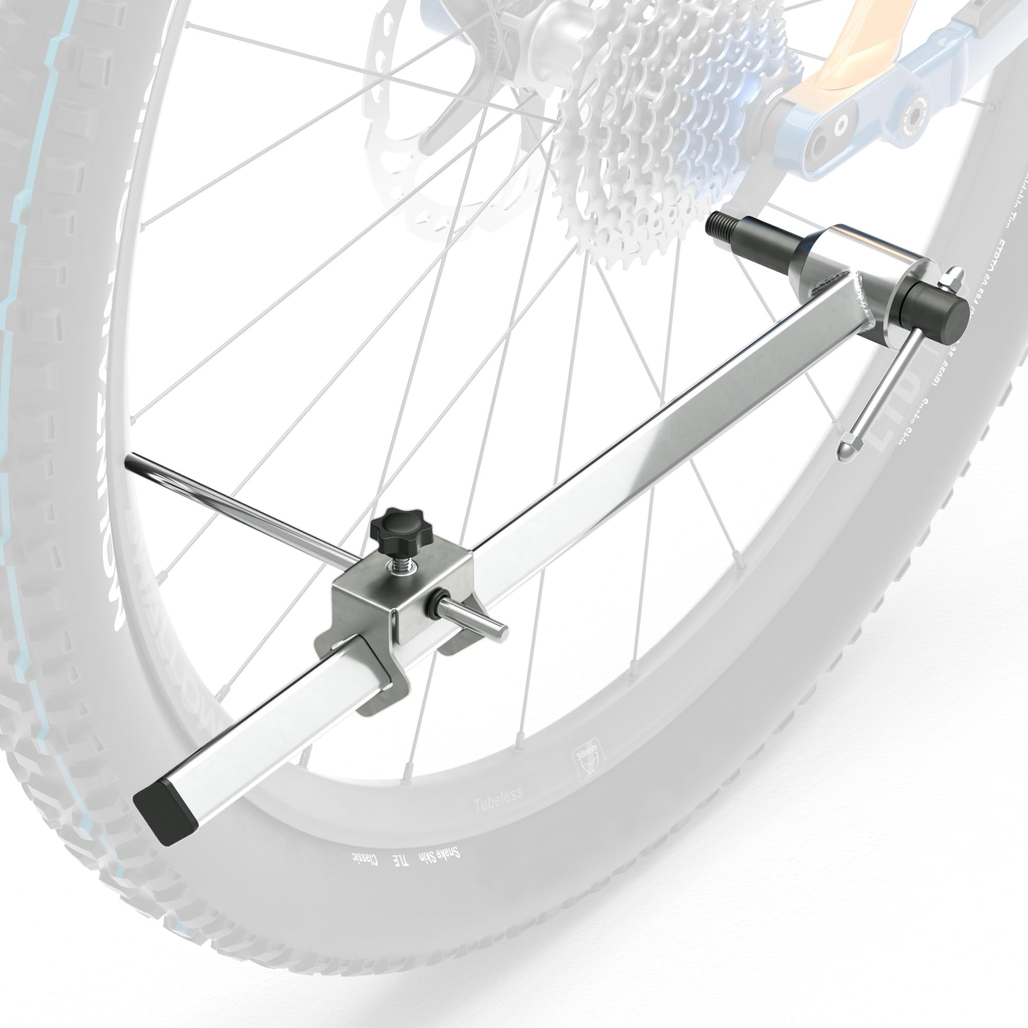 Precision Bike Derailleur Hanger Alignment Tool & Gauge, Bicycle Wheel Straightening Tool - 304 Stainless Steel, 20"-29" MTB/Road/Commuter Bike Compatible