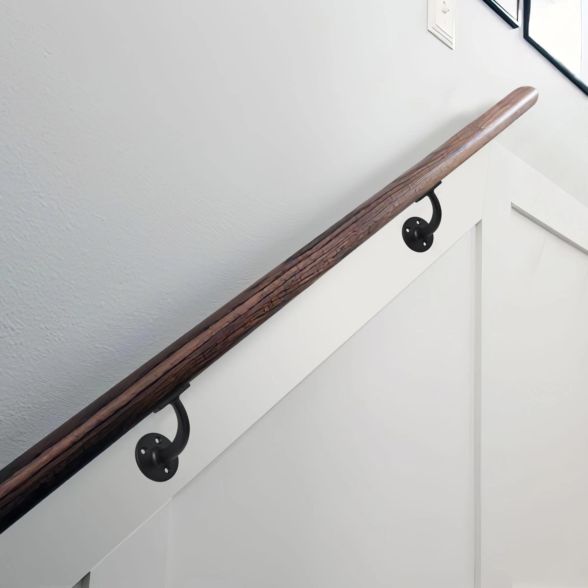KHTUMEWARE-312 Matte Black Handrail Brackets 5-Pack in Matte Black — KHTUMEWARE