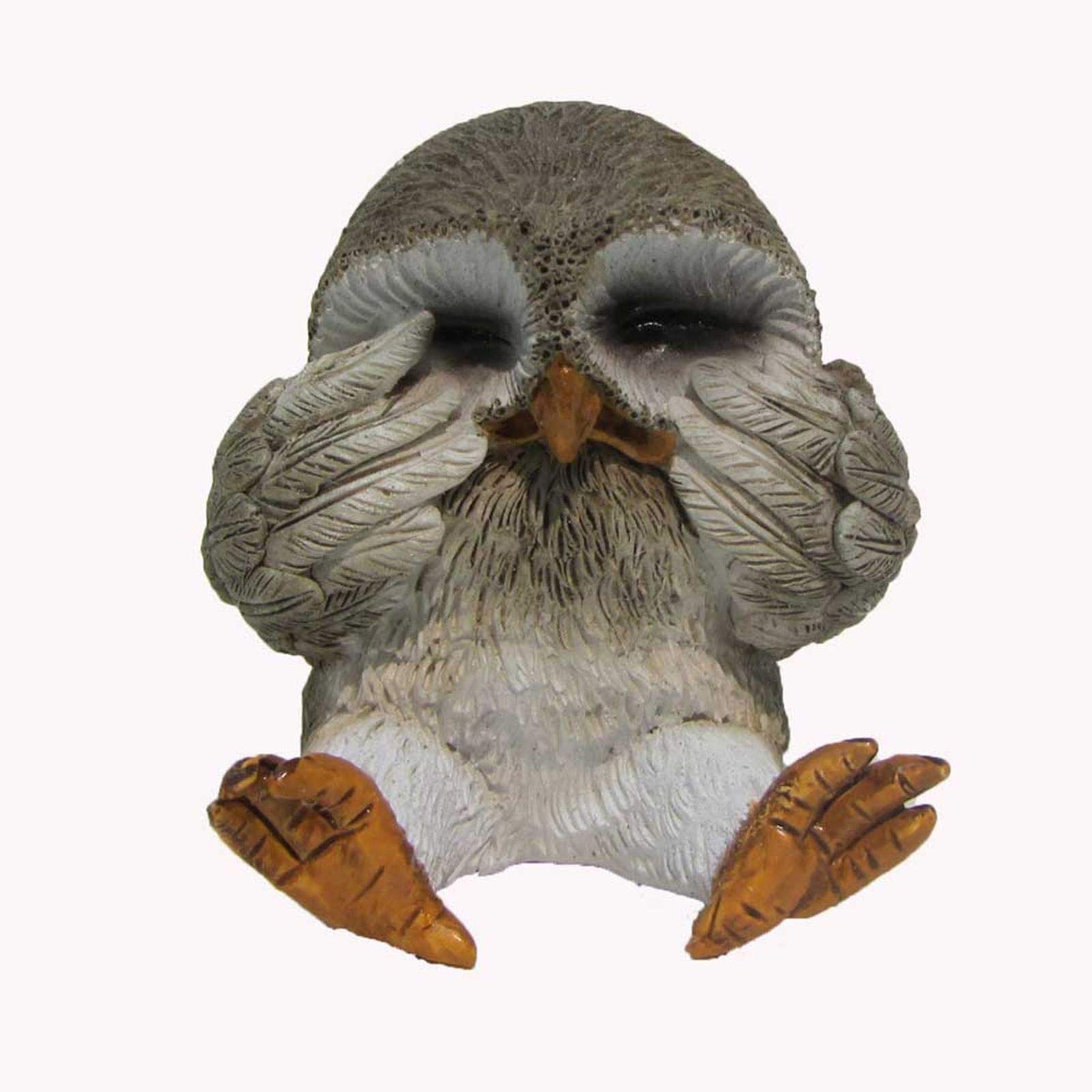 Fairy Garden Decor - Woodland Creatures Collection - Shy Owl by Fiddlehead
