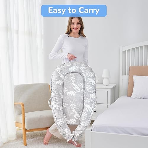 Miniatura 66 de Viviland Tumbona Snuggle Me para bebés recién nacidos de 0 a 24 meses, unicornio