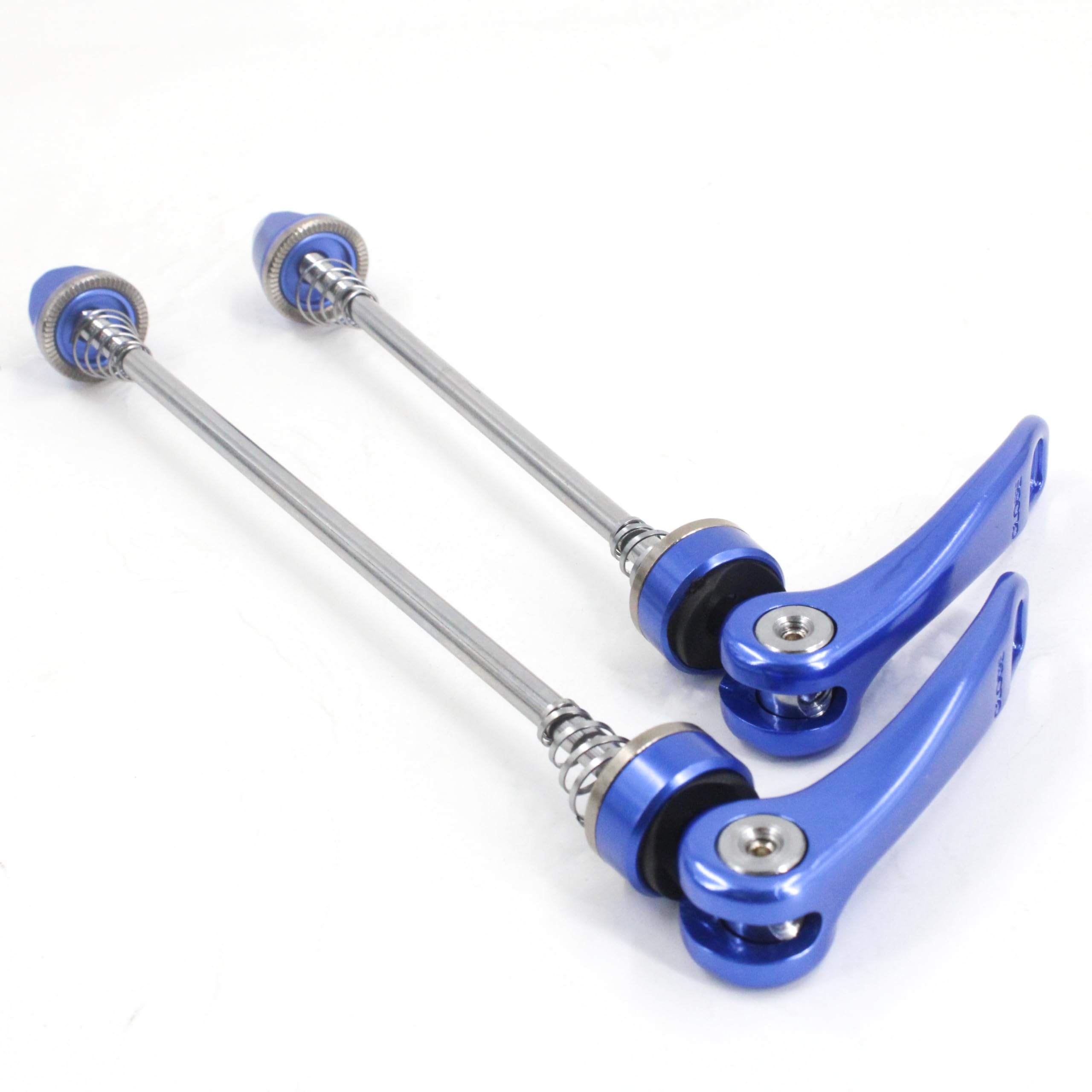 rningo 1 Pair Bike Skewers Ultralight Quick Release Skewers Front Rear Set 115/151 mm Fit for MTB/Road Bike (Blue)