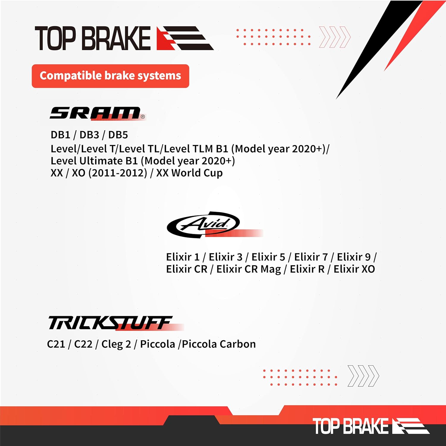 Bike Brake Pads Kit Purge Frein Shimano TOP BRAKE Plaquettes De