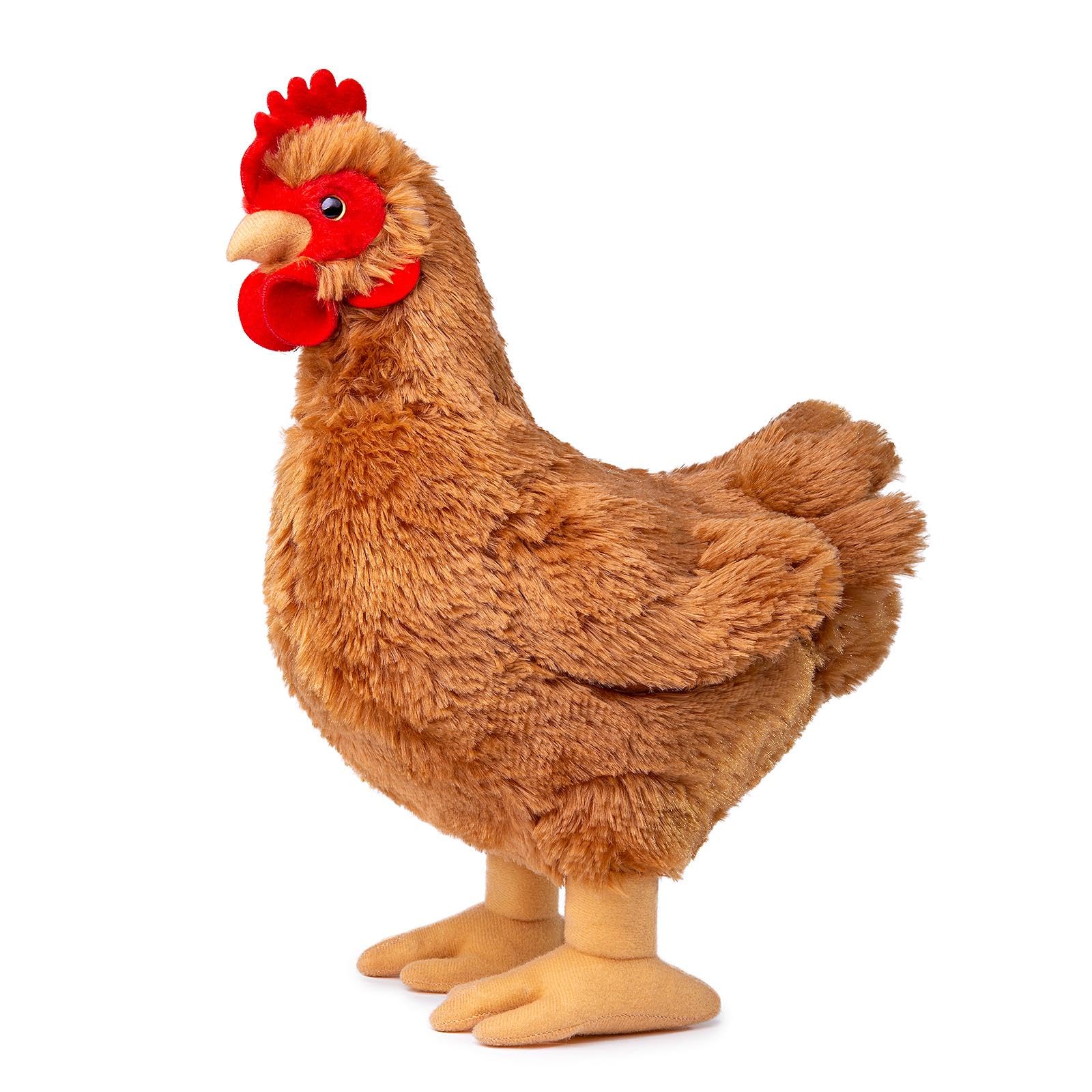 Cuddly Toy Chicken Super Soft Kissen Collectible Hen Stuffed Animal Funny Plush Toy Companions for Cuddling Napping & Home Decor Baby Children's Gift for Easter Christmas Girls Boys (30cm - Image 2