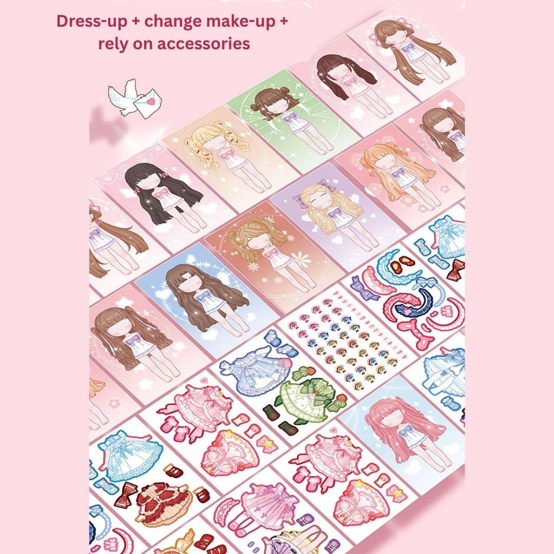 KmCho Kawaii Stickers Set for Kids and Teens, Creative Stickers Set for Scrapbooking and Journaling, Cute Waterproof Vinyl Decals for Laptops, Water Bottles, Notebooks, Crafts 1