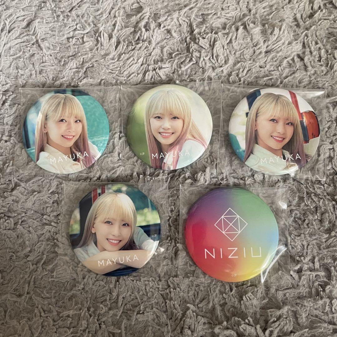 Make you happyマユカ缶バッジ