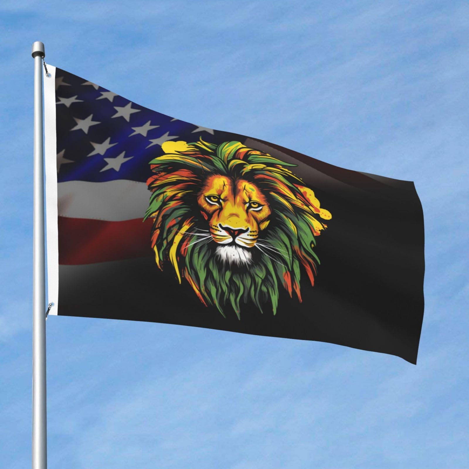 Amazon.com : Jamaican Lion Premium 2x3FT Flag - Durable and