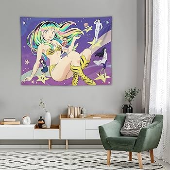 Amazon.co.jp: うる星やつら (25) タペストリー 壁掛け