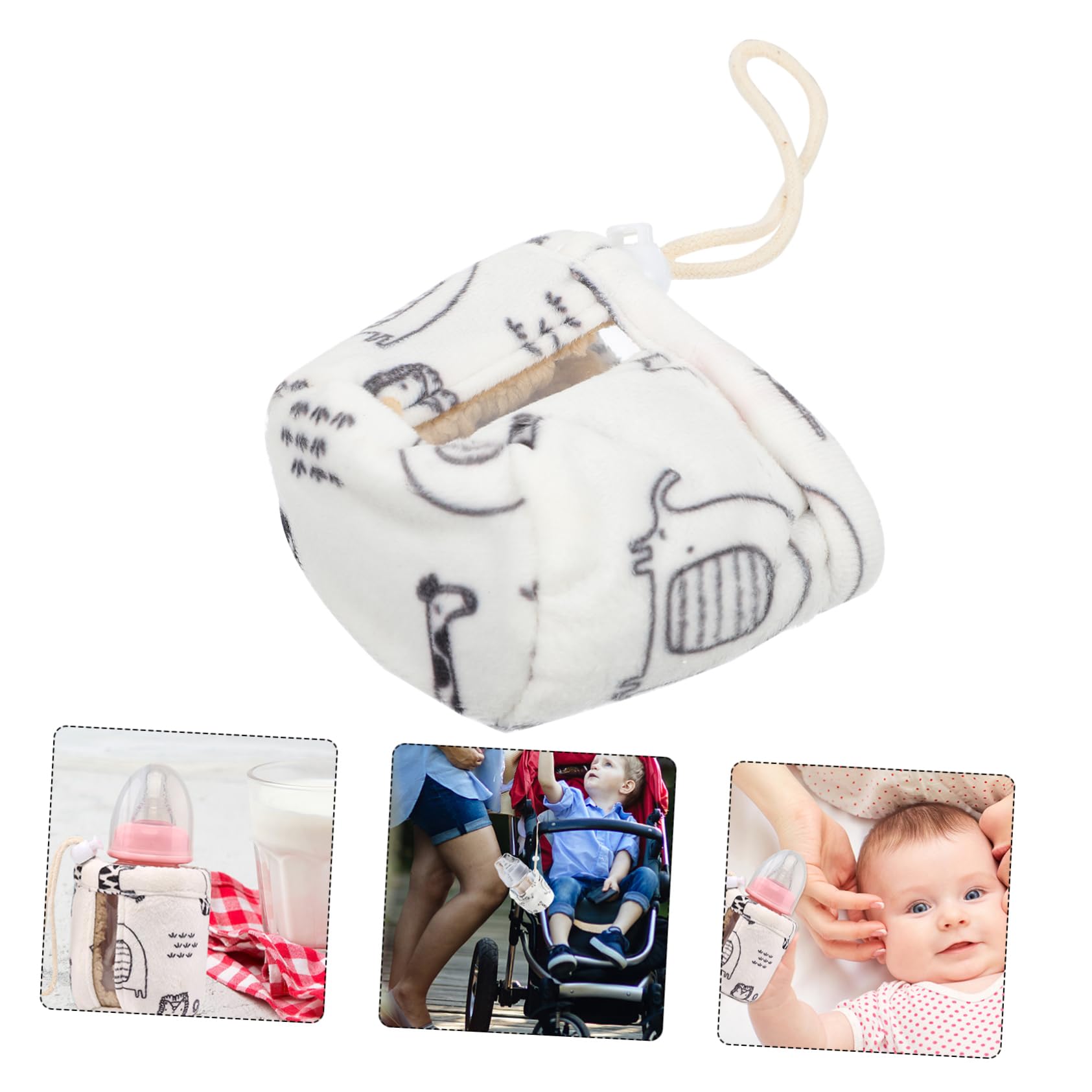 VICASKY 5piezas Funda Térmica para Biberones De Ventana Aislante y Resistente Protección para Bebés Cubierta Adorable y Duradera