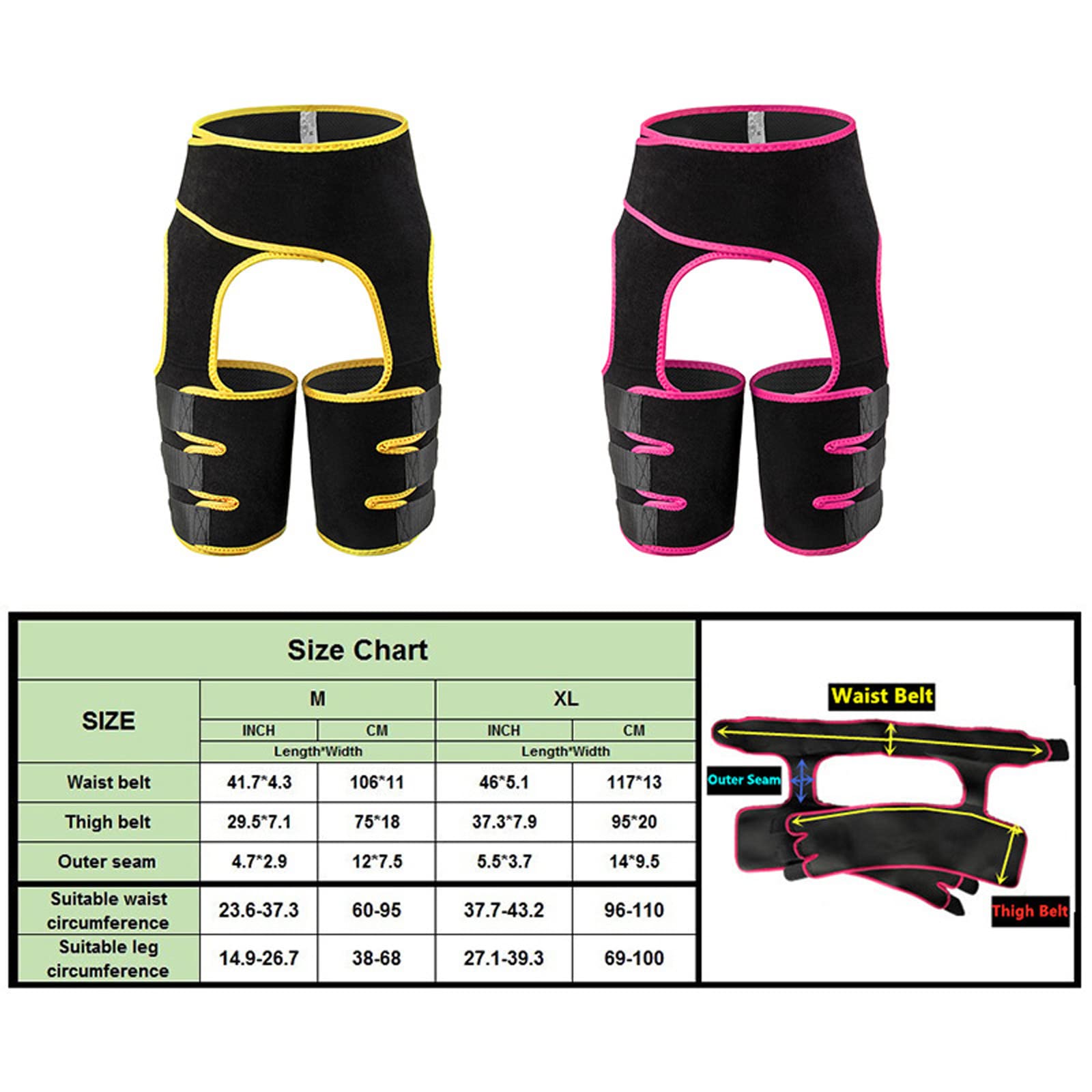 MBROS Soporte de Cadera Brace Sport Muslo Compresión Brace para articulaciones de Cadera Artritis Wrap Brace Protector Cinturón inguinal Muslo Equipo de protección Estabilidad Antideslizante Ayuda