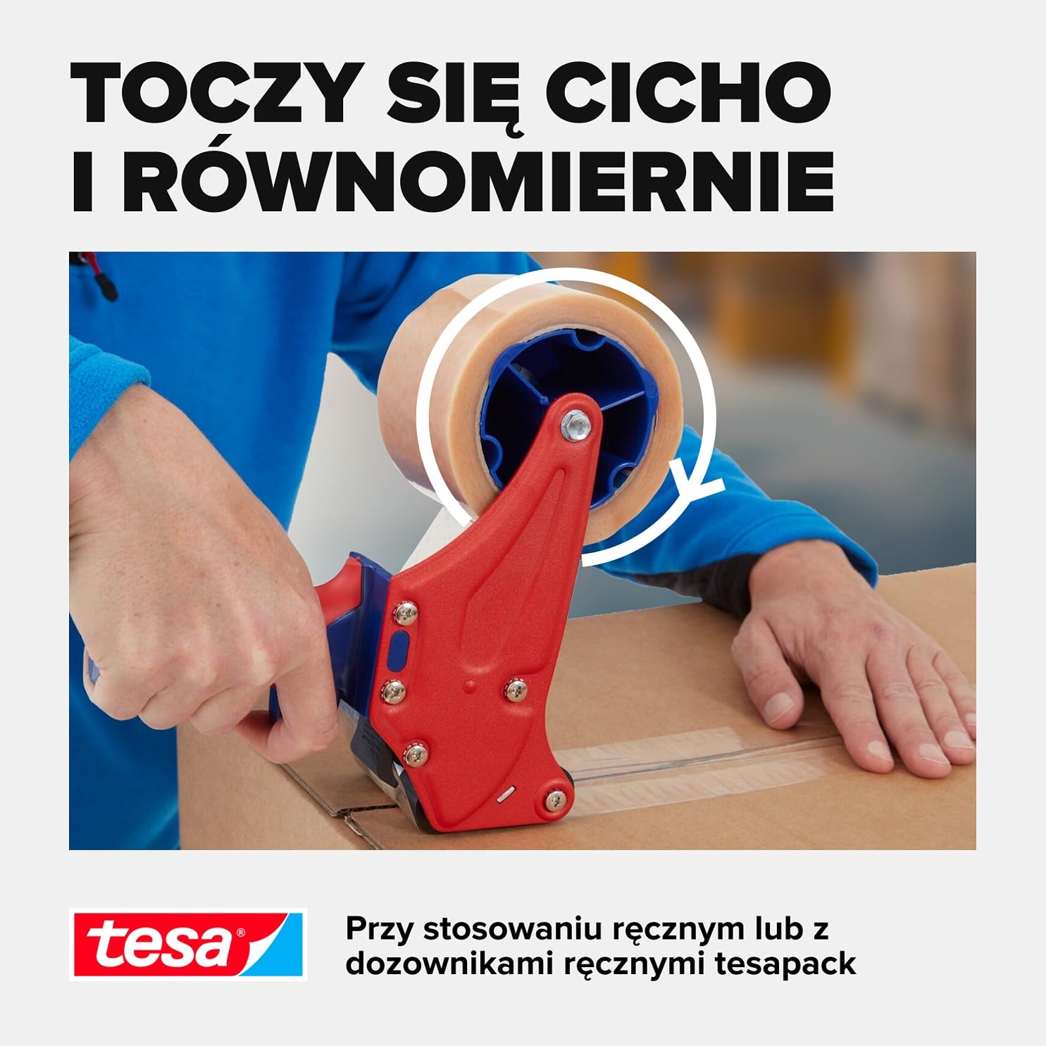 Tesa 57799-00000-02 Taśma do Pakowania, Przezroczysty, 66m x 50mm