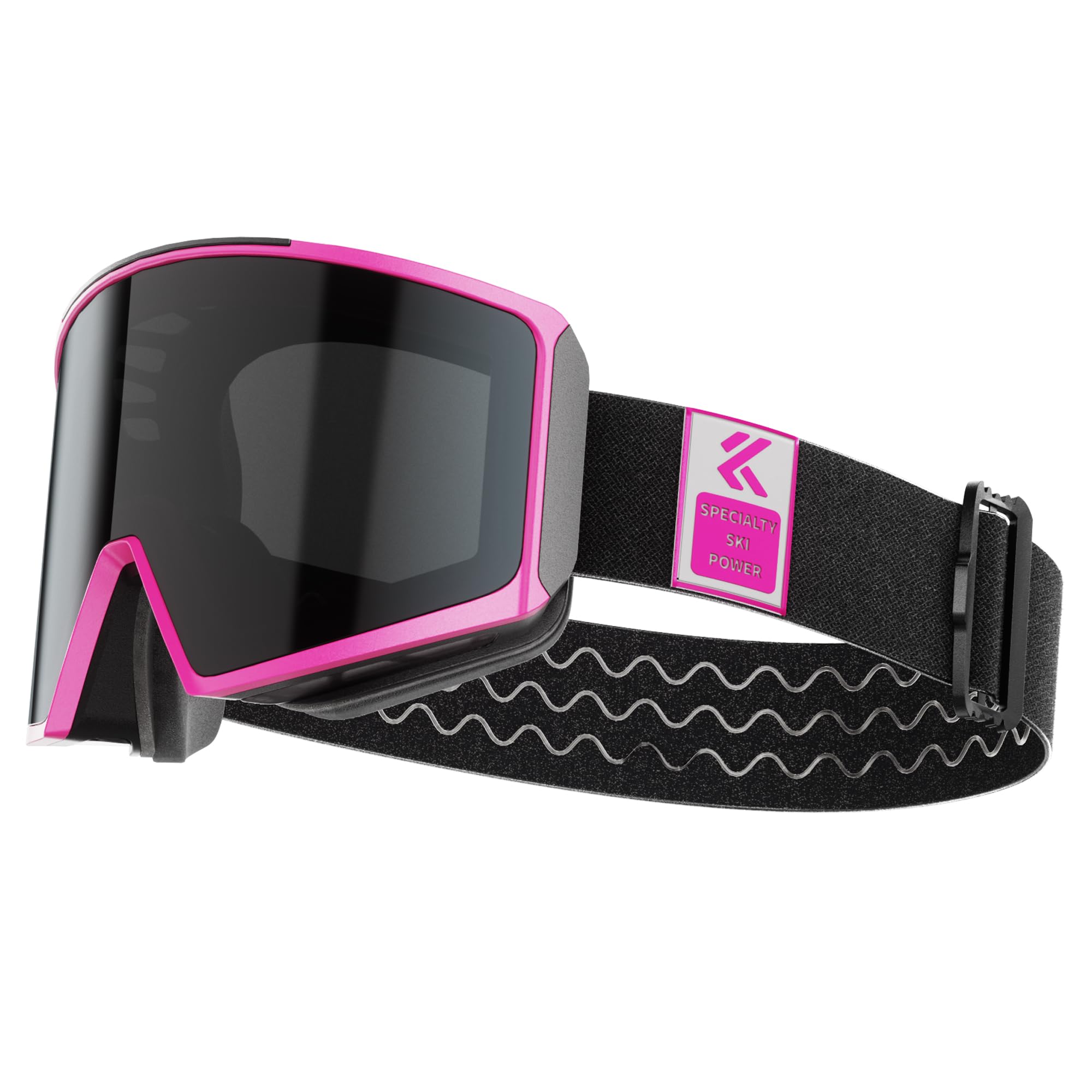 KAPVOE ski goggles Magnetic lens, Anti-fog, UV400 protection, Suitable for men, women and teenagers Compatible with helmets Ideal for skiing snowboarding skating 02