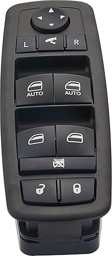 Miniatura 4 de ZAPOSTS Interruptor de ventana eléctrica para Ram 1500 2500 3500, 2019-2021, Ram 1500 Classic 2011-2012, Dodge Journey 2011-2012, interruptor