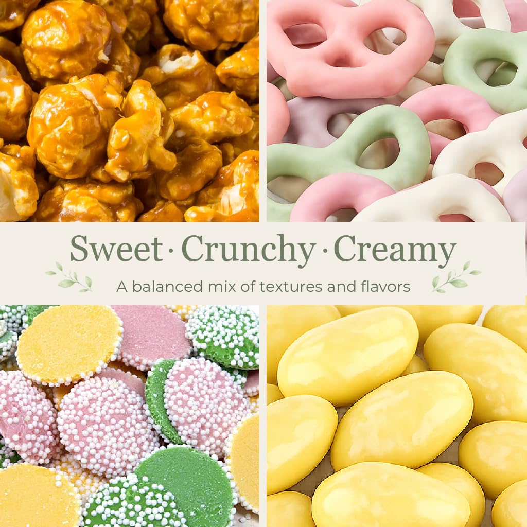 Spring Treats Easter Gift Box by Goodland Farms – Easter Basket Care Package with Sweet & Crunchy Spring Candy & Snacks
