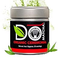 Vista 1 de Té verde Domatcha, matcha orgánico, lata de 1.0 onza