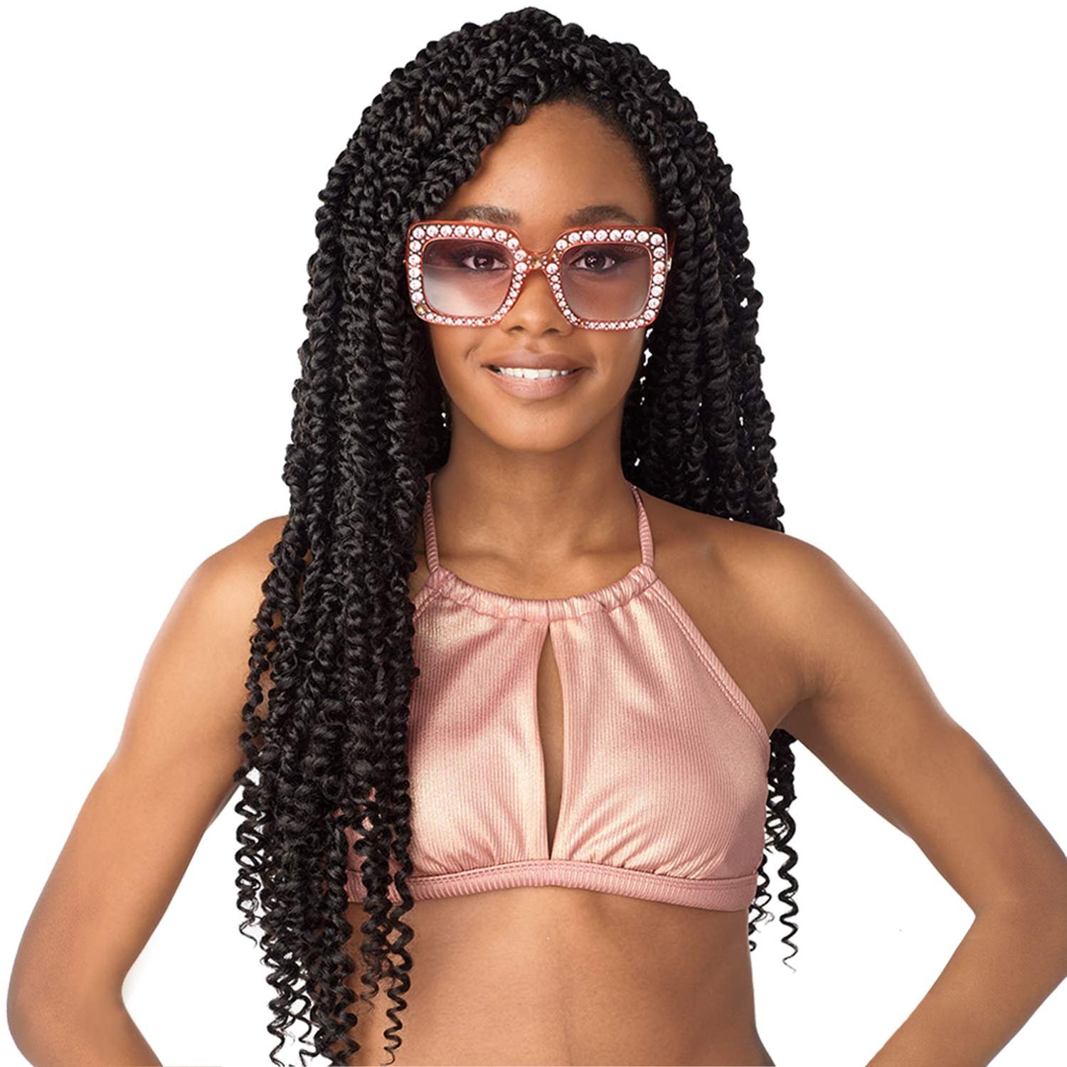 SensationnelMULTI PACK DEALS! Crochet Braids Lulutress Passion Twist 24" (1-PACK, 1)