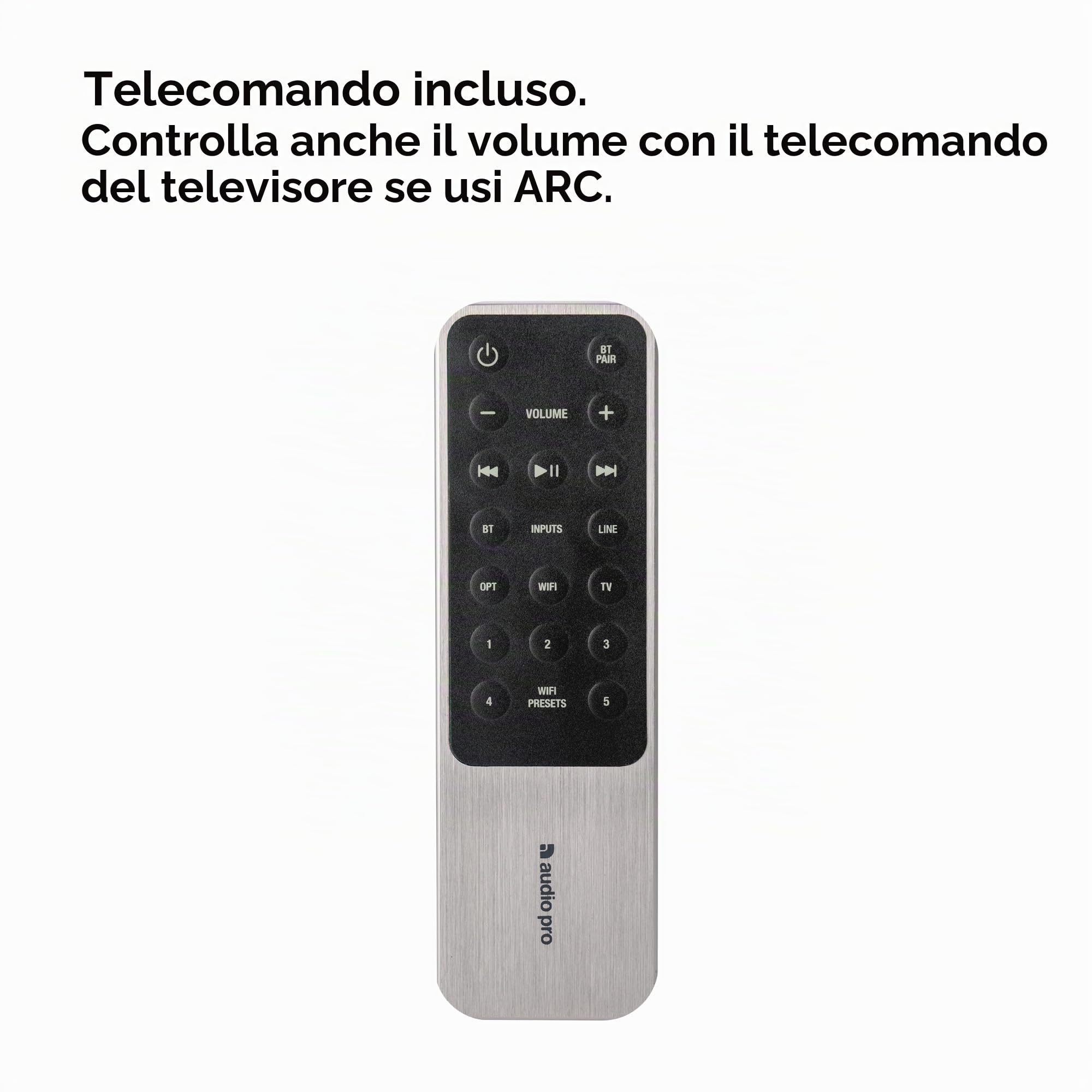 Audio Pro Coppia di Casse Stereo Wireless Multiroom da Pavimento con WiFi, AirPlay2, Google Cast, Spotify Connect, Bluetooth e HiFi - 2 Potenti Altoparlanti per Musica e Audio TV A38 - Bianco