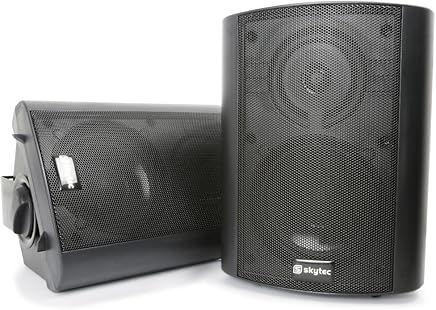 Skytec 170176 – Enceinte amplifiée 2 x 20 paires Noir