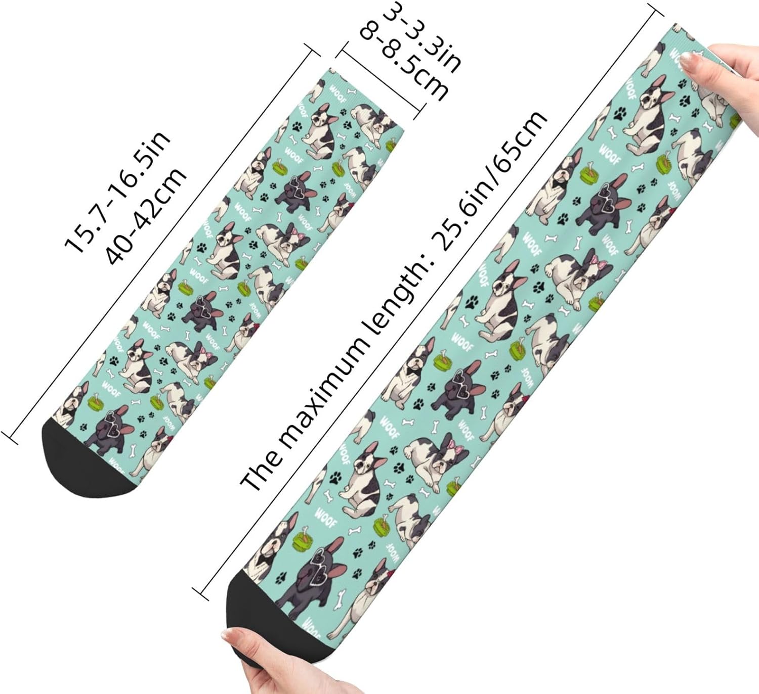 Dachshund Socks, Novelty Dachshund Socks Crew Socks for Men and Women, Funny Crazy Socks Winter - Image 5