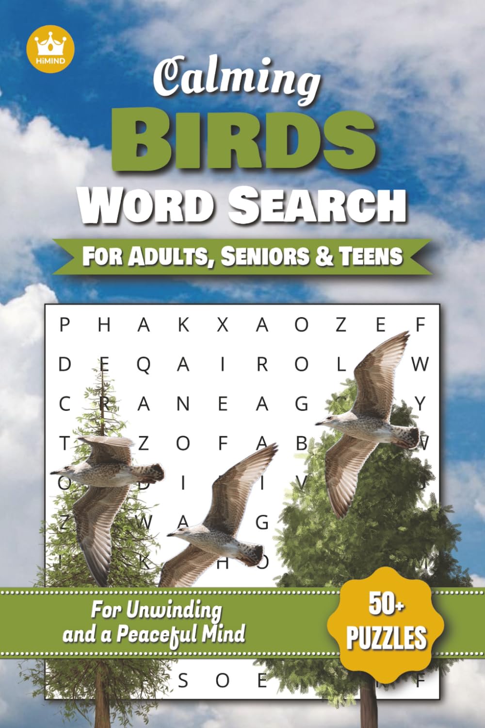 Birds Word Search Puzzle Book: Word Searches with Easy to Read Print about Birds, Bird Lovers, Birdwatching and More | 6x9 inches, 110 pages | 50+ Puzzles … Gift for Vacations, Holidays and Free Times
