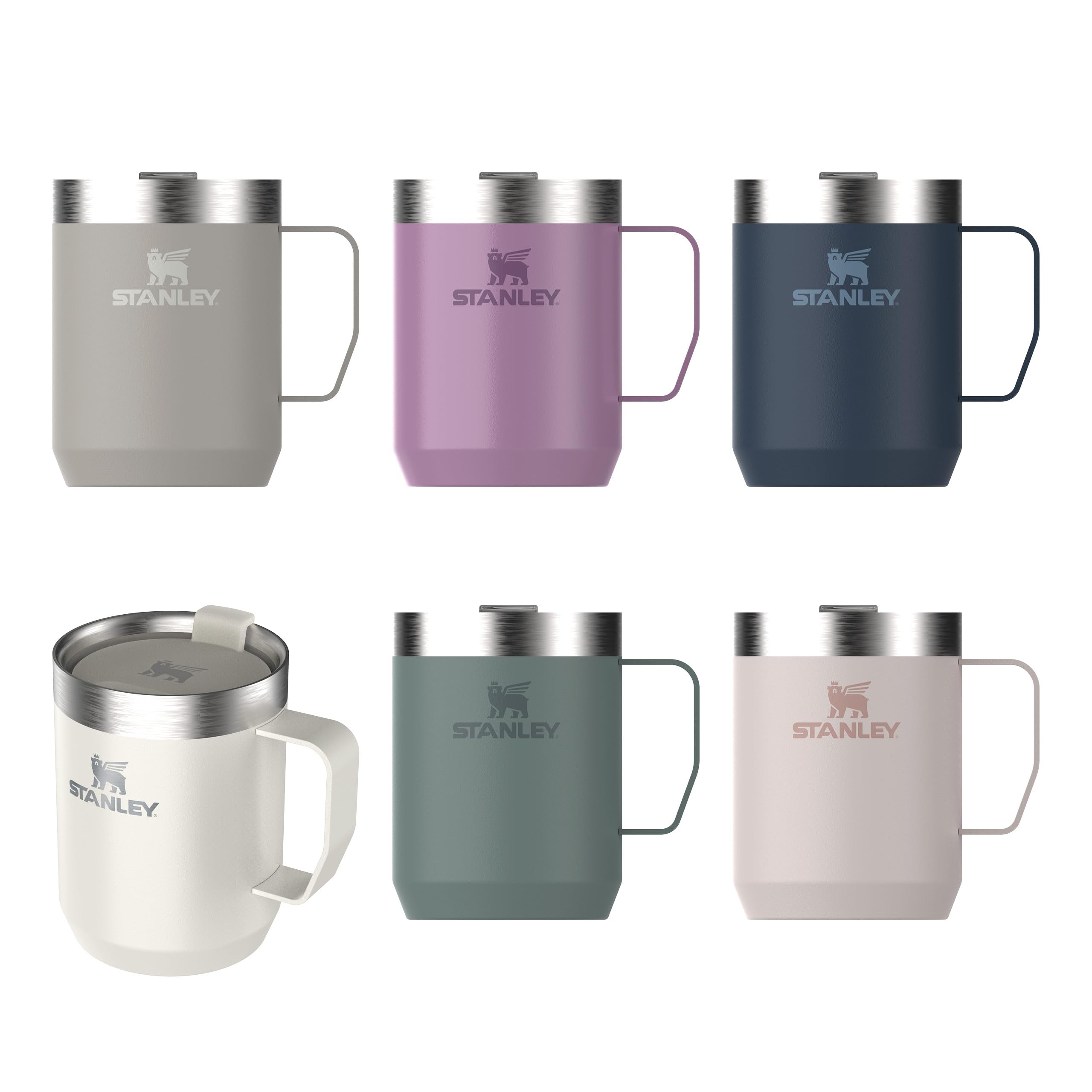 Stanley Classic Legendary Kubek Kempingowy 0.23L - Kubek kempingowy ze stali nierdzewnej - kubek termiczny Bez BPA do gorących napojów - Rose Quartz